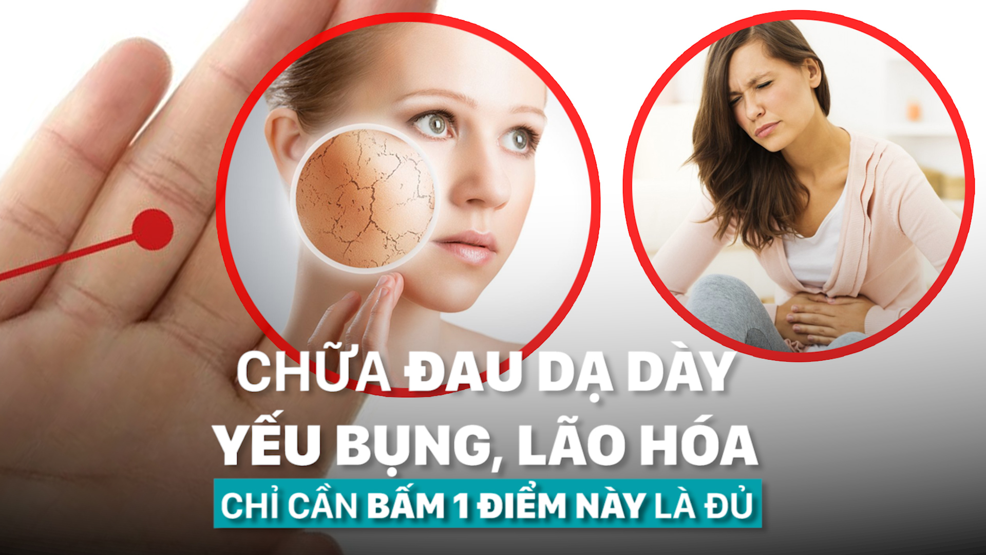 Cách xoa bóp bấm huyệt giúp giảm đau bụng nhanh